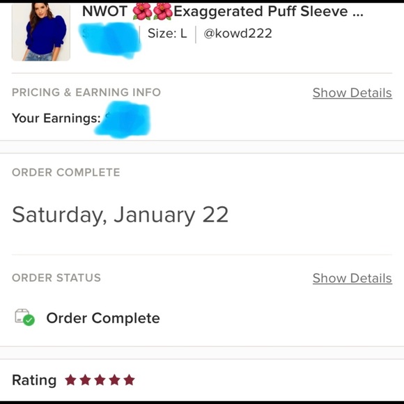 🎉HOST PICK🎉🌺🌺Exaggerated Puff Sleeve Blouse🌺🌺 - Picture 9 of 11